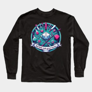 Dungeons and Dragons - Bad Rolls Make Great Stories Long Sleeve T-Shirt